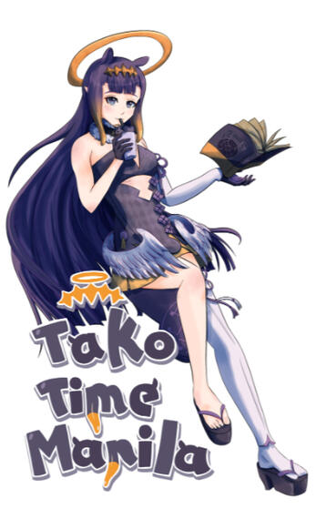 Ninomae Ina&#39;nis Tako Time Manila Standee