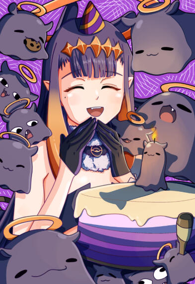 Ninomae Ina&#39;nis art for Tako Time Manila